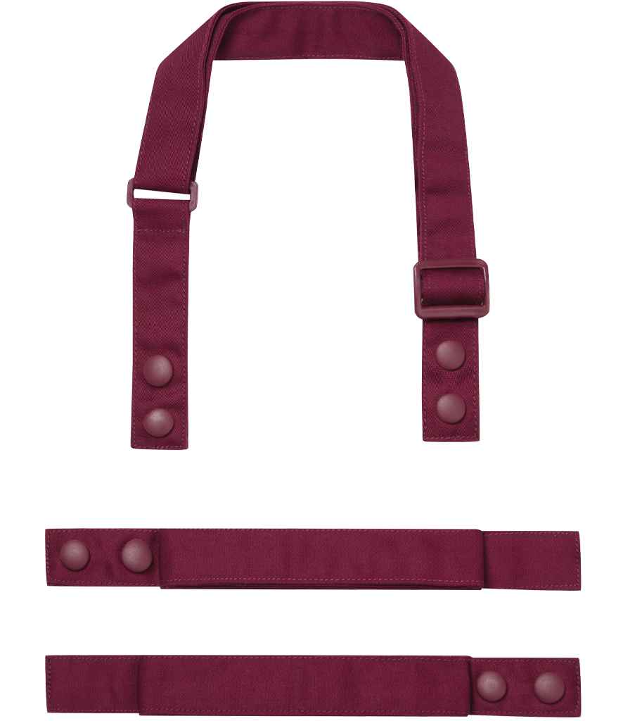 Premier Swap and Pop Customisable Apron Straps | Burgundy