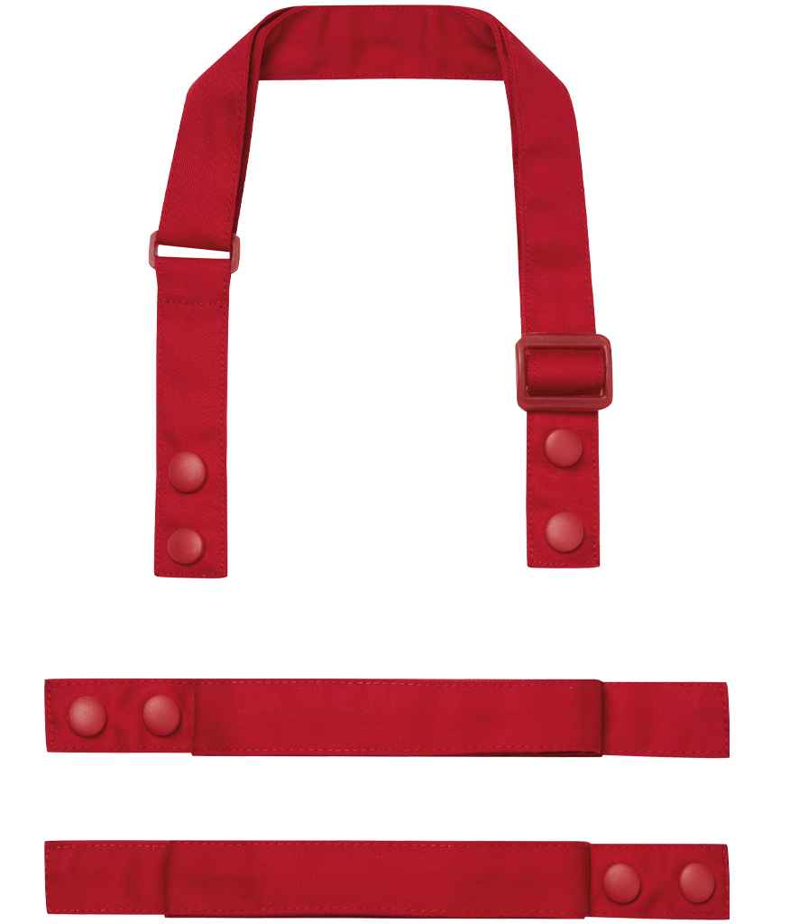 Premier Swap and Pop Customisable Apron Straps | Red