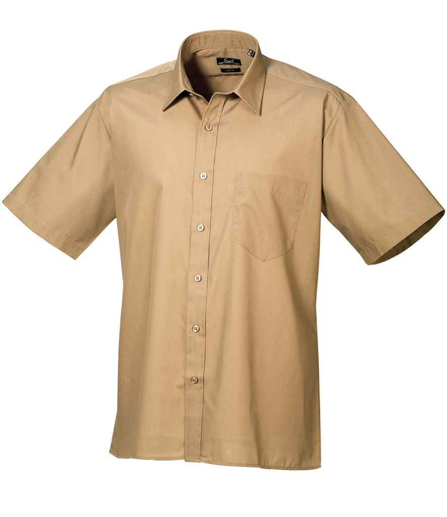 Premier Short Sleeve Poplin Shirt | Khaki