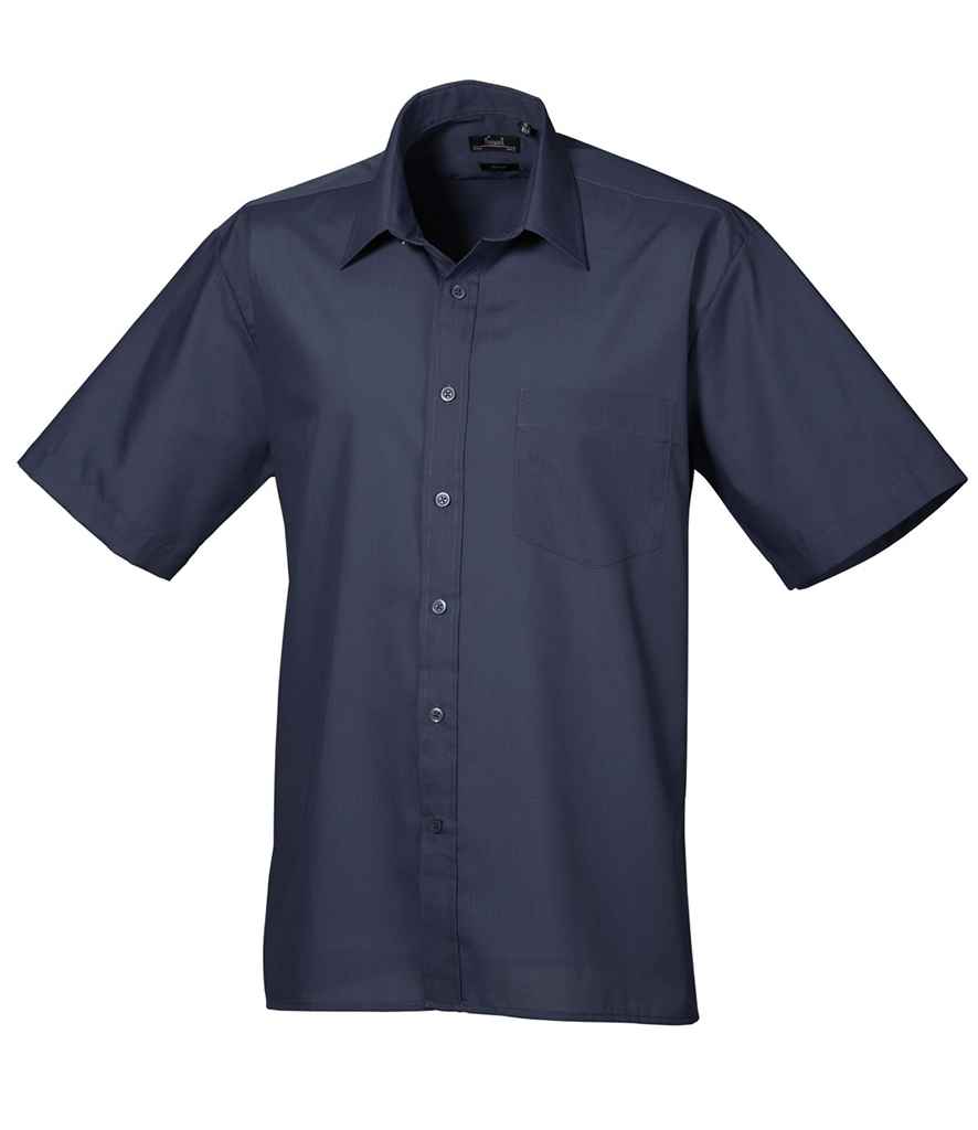 Premier Short Sleeve Poplin Shirt | Navy
