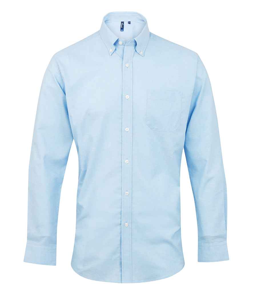 Premier Signature Long Sleeve Oxford Shirt | Light Blue