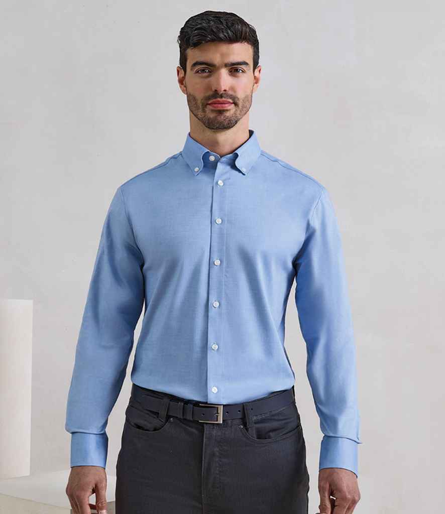 Premier Supreme Long Sleeve Oxford Shirt | Oxford Blue