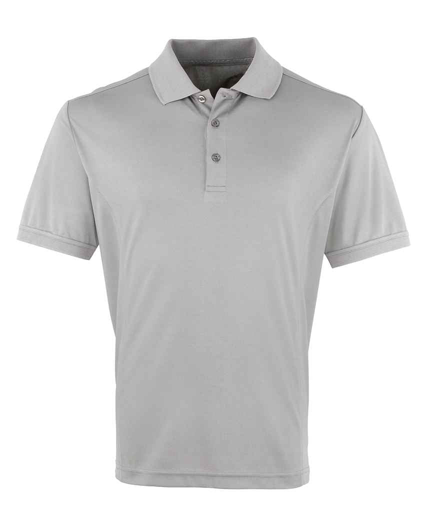 Premier Coolchecker® Piqué Polo Shirt | Silver