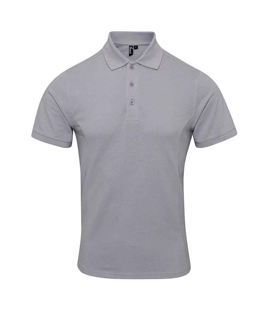 Premier Coolchecker® Plus Piqué Polo Shirt | Silver
