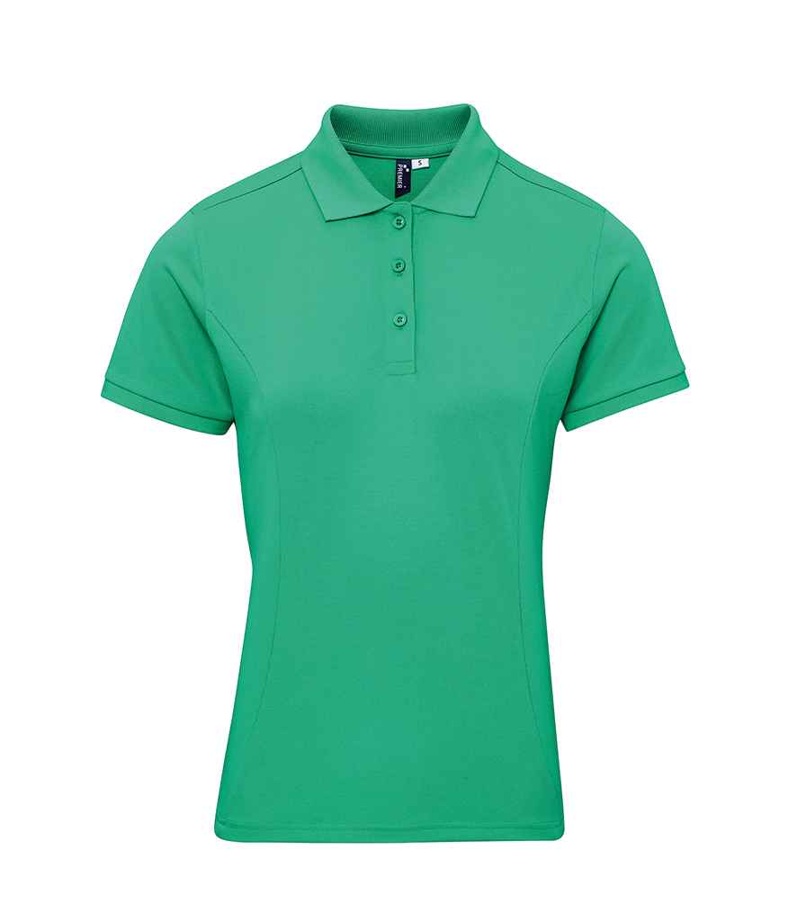 Premier Ladies Coolchecker® Plus Piqué Polo Shirt | Kelly Green