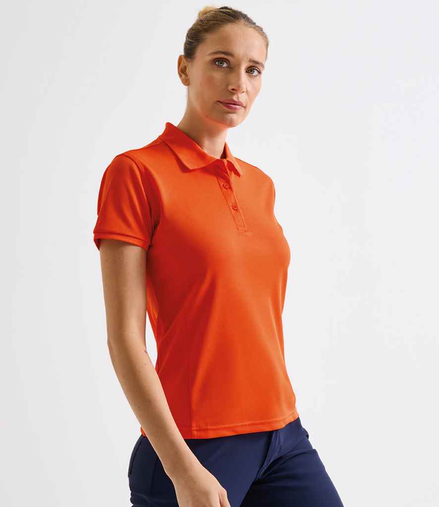 Premier Ladies Coolchecker® Plus Piqué Polo Shirt | Orange