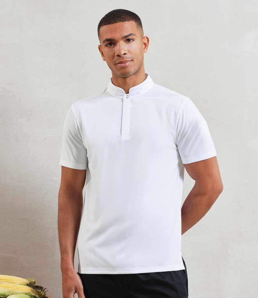 Premier Essential Coolchecker® Short Sleeve Chef's Shirt | White