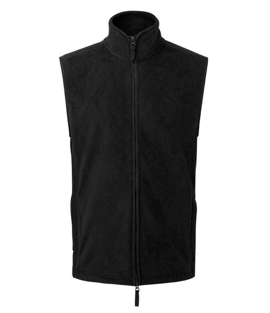 Premier Artisan Fleece Gilet | Black/Black
