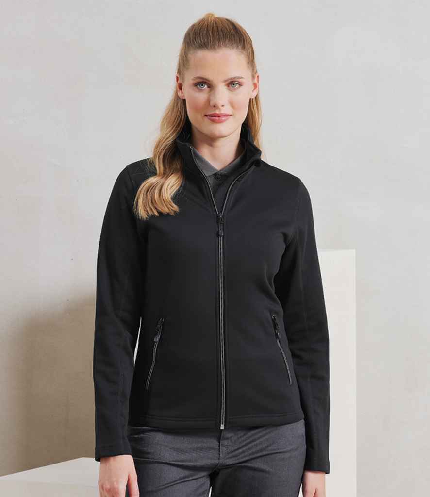 Premier Ladies Spun Dyed Recycled Zip Through Sweat Jacket | Black