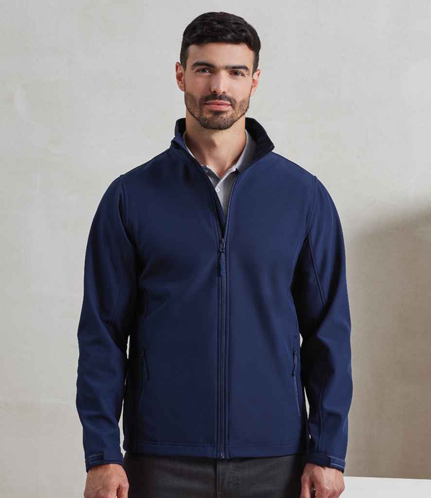 Premier Windchecker® Recycled Printable Soft Shell Jacket | Navy