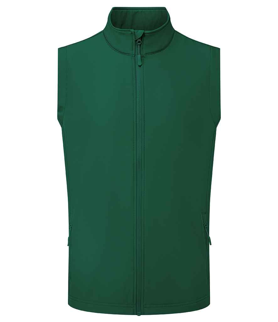 Premier Windchecker® Recycled Printable Soft Shell Gilet | Bottle Green