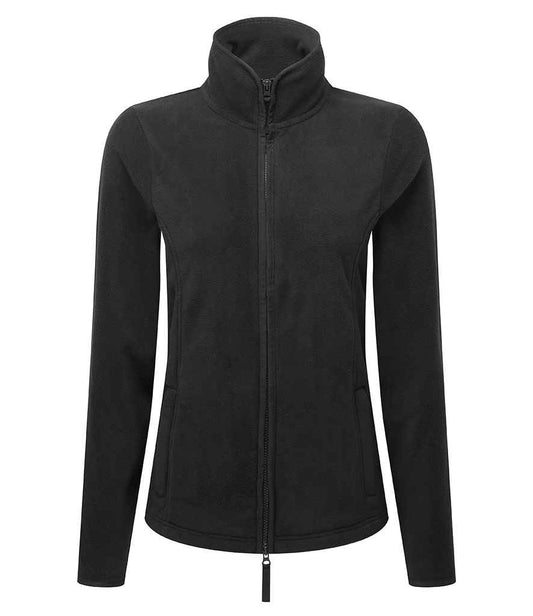 Premier Ladies Artisan Fleece Jacket | Black/Black
