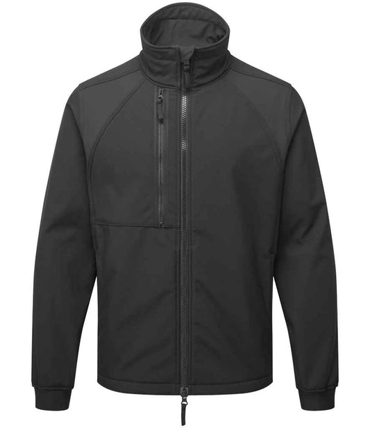 Portwest WX2™ Two Layer Soft Shell Jacket | Black