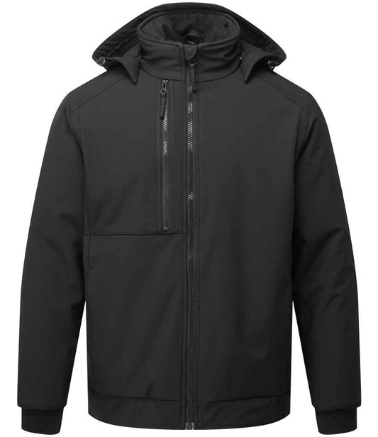 Portwest WX2™ Insulated Two Layer Soft Shell Jacket | Black
