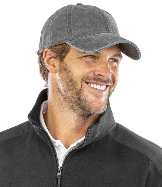 Result Core Pure Cotton Vintage Cap | Vintage Black