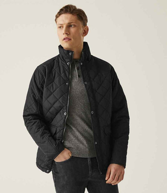 Regatta Tyler Diamond Quilted Jacket | Black
