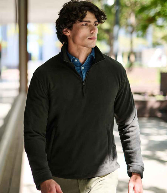 Regatta Thor Zip Neck Fleece | Black