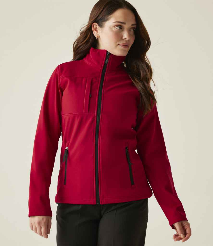 Regatta Ladies Octagon II Soft Shell Jacket | Classic Red/Black