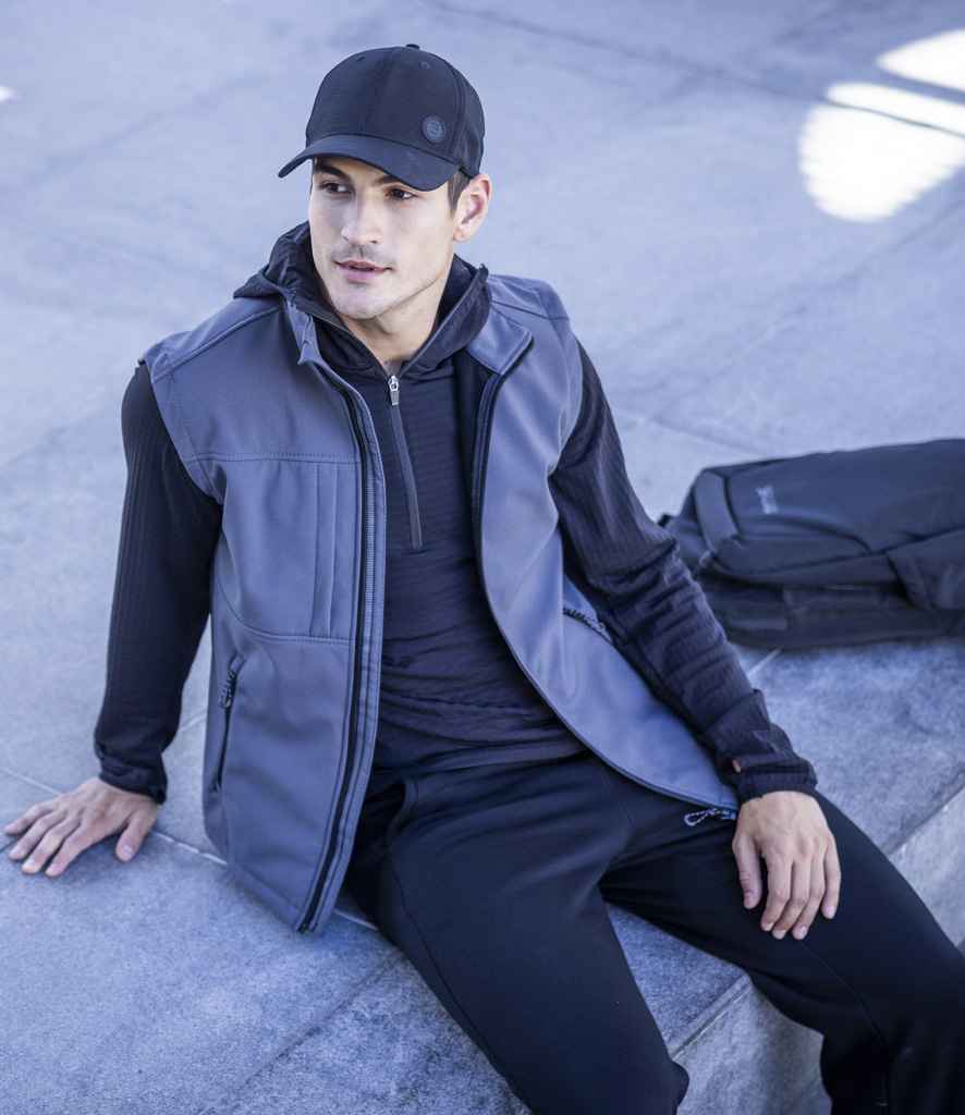 Regatta Octagon II Printable Soft Shell Bodywarmer | Seal Grey/Black