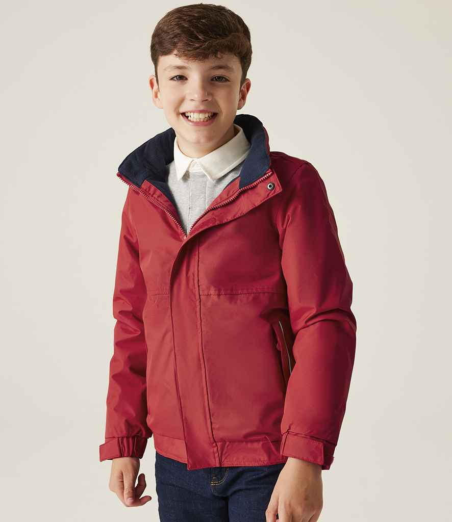 Regatta Kids Dover Waterproof Insulated Jacket | Classic Red/Navy