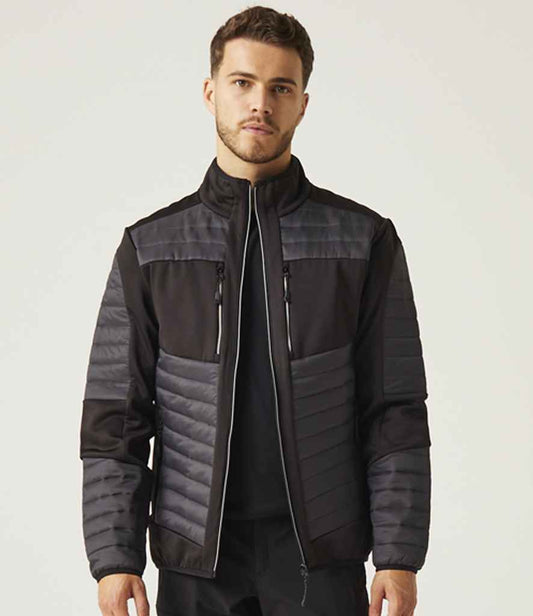 Regatta E-Volve Unisex Thermal Hybrid Jacket | Ash/Black