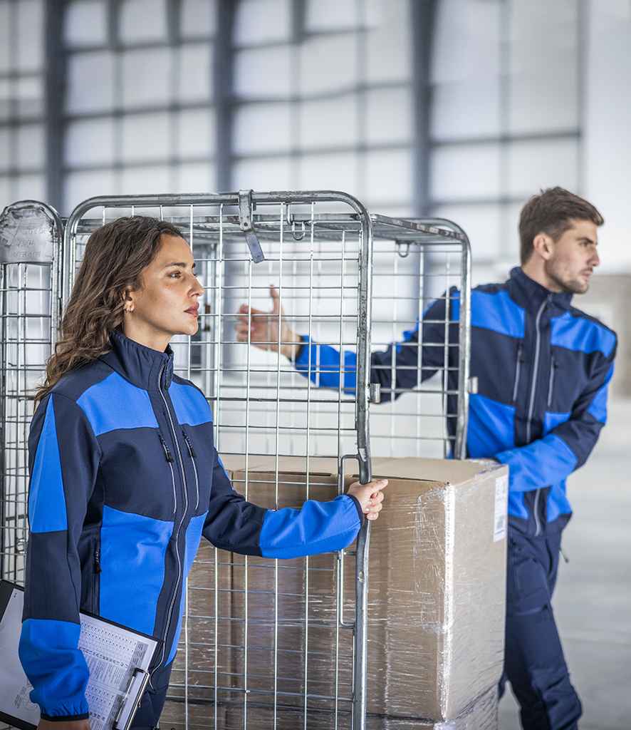 Regatta E-Volve Unisex Two Layer Soft Shell Jacket | Strong Blue/Navy