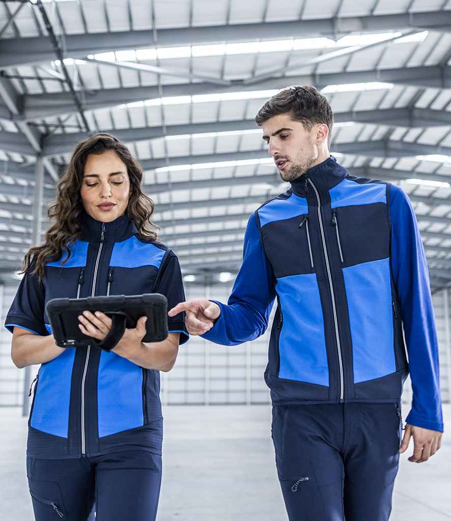 Regatta E-Volve Unisex Two Layer Soft Shell Bodywarmer | Strong Blue/Navy
