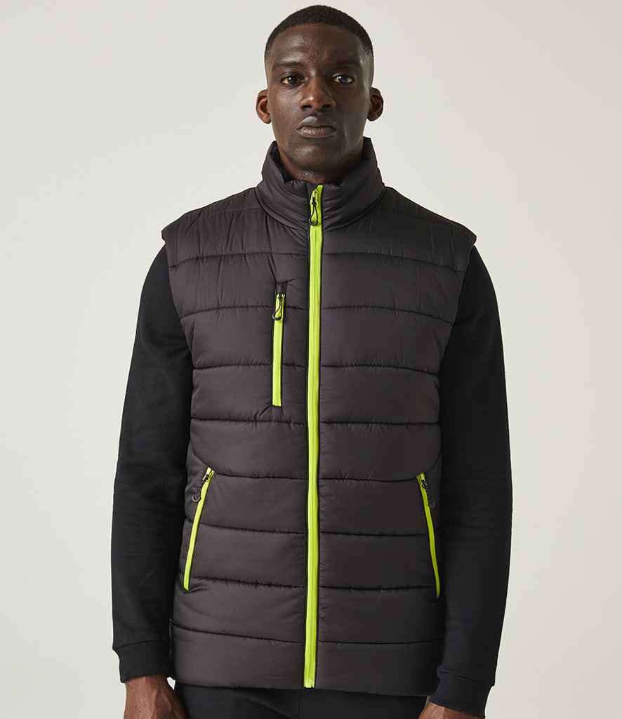 Regatta Navigate Thermal Bodywarmer | Black/Lime Green