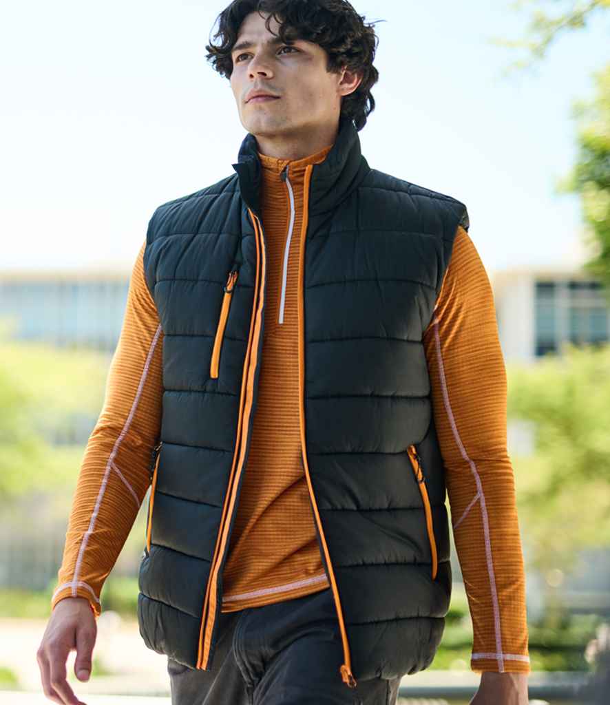 Regatta Navigate Thermal Bodywarmer | Black/Orange Pop