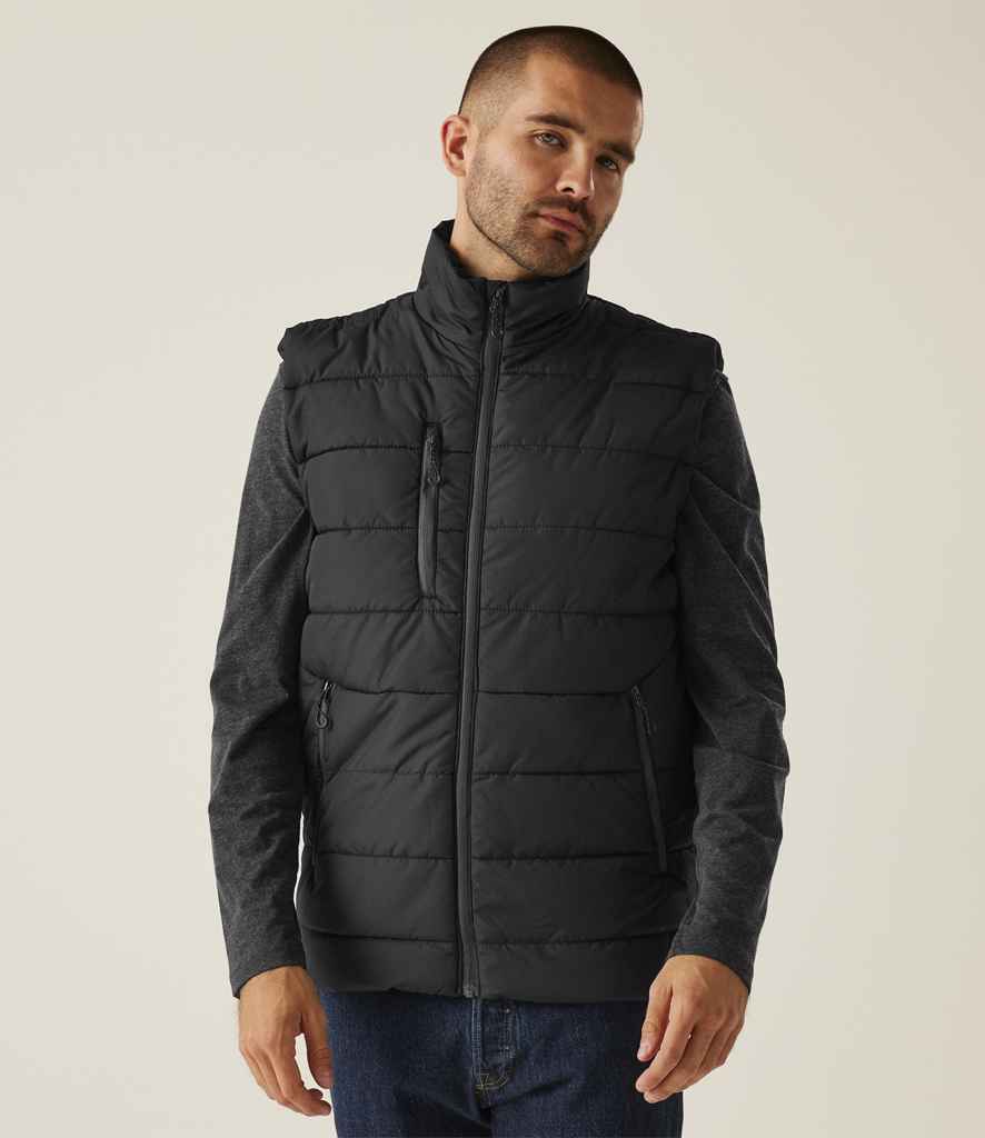 Regatta Navigate Thermal Bodywarmer | Black/Seal Grey