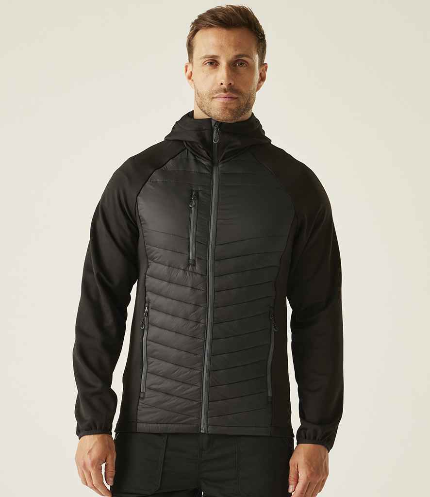 Regatta Navigate Hybrid Jacket | Black/Seal Grey