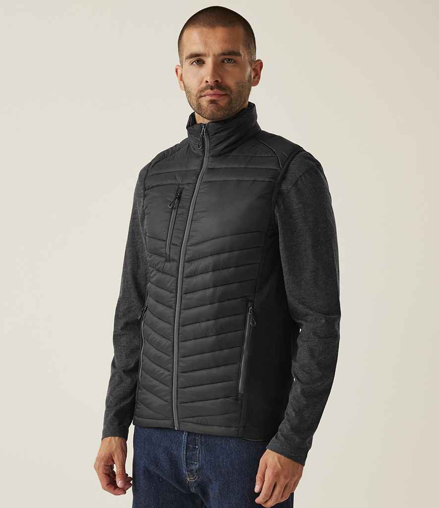 Regatta Navigate Hybrid Bodywarmer | Black/Seal Grey