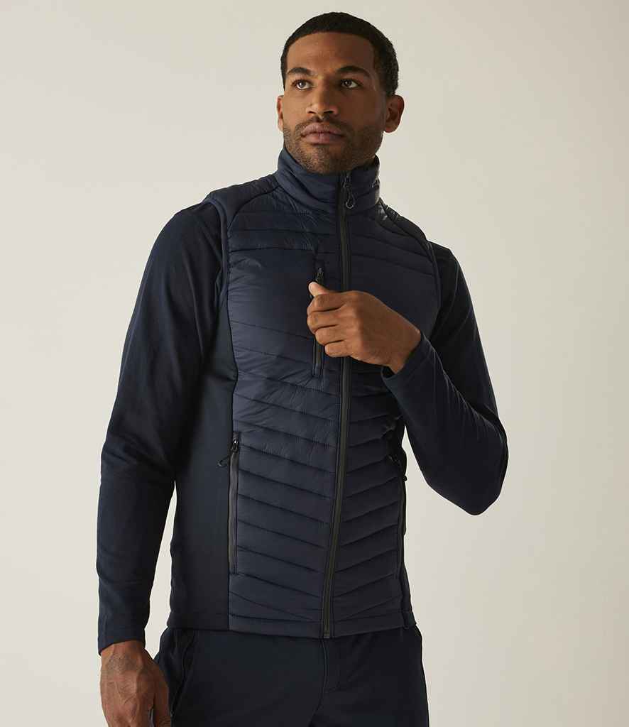 Regatta Navigate Hybrid Bodywarmer | Navy/Seal Grey