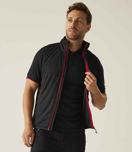 Regatta Navigate Fleece Bodywarmer | Black/Classic Red