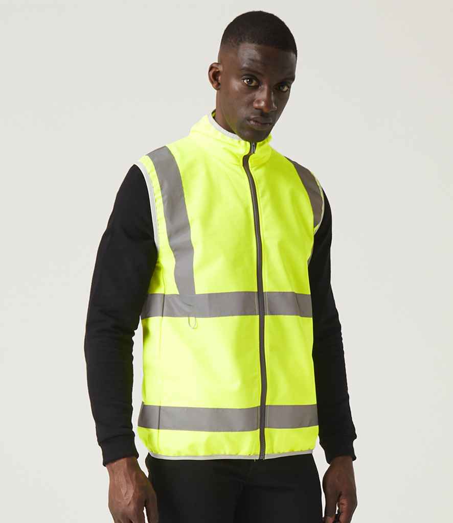 Regatta High Visibility Pro Full Zip Gilet | Yellow
