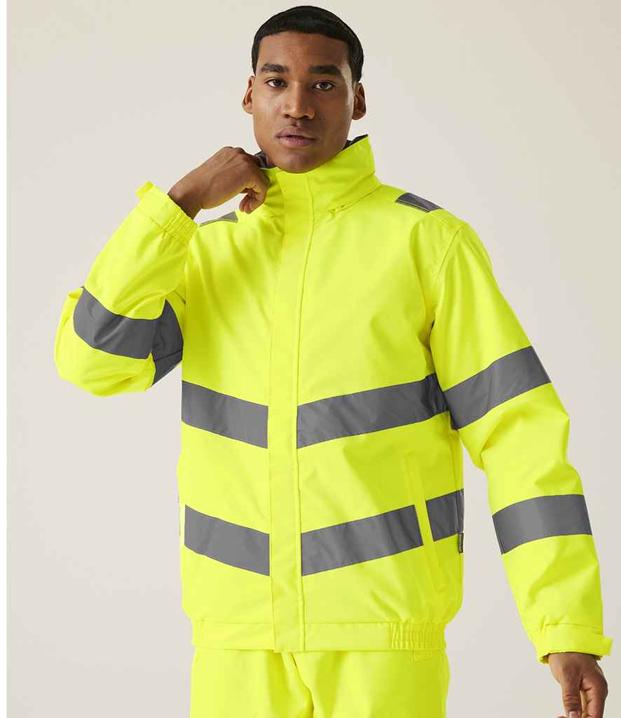 Regatta High Visibility Pro Contract Dover Jacket | Yellow