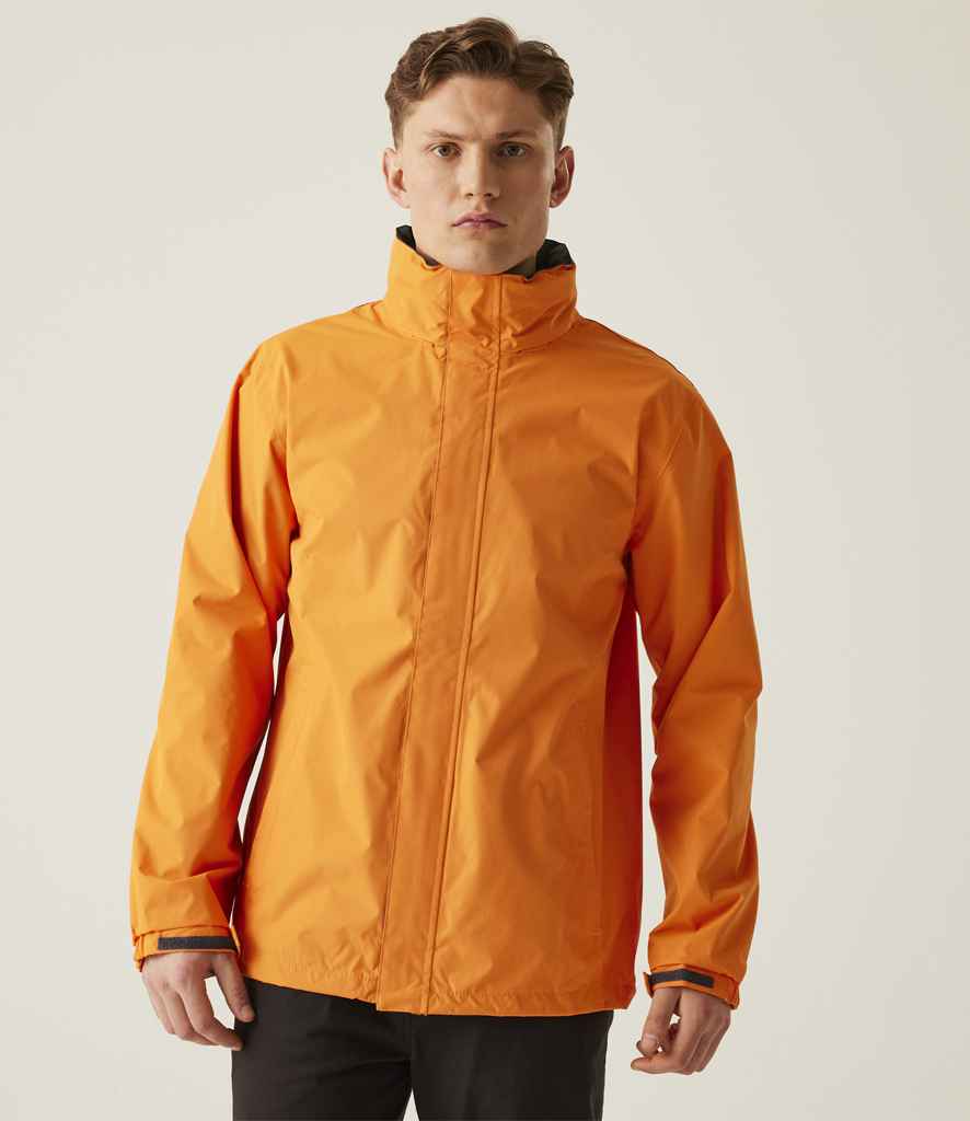 Regatta Ardmore Waterproof Shell Jacket | Sun Orange/Seal Grey