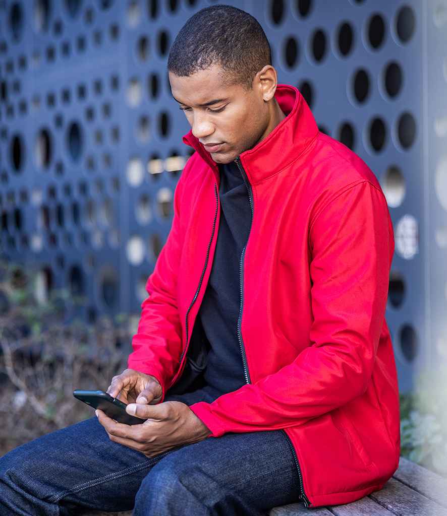 Regatta Ablaze Printable Soft Shell Jacket | Classic Red/Black
