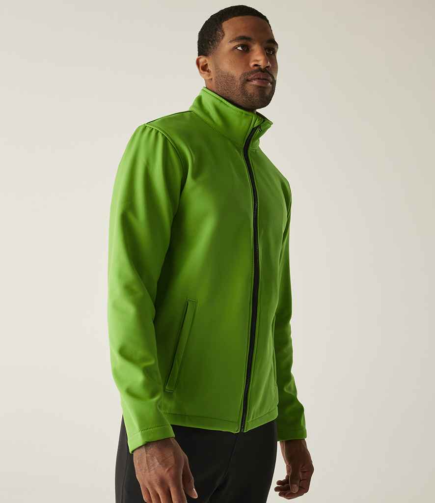 Regatta Ablaze Printable Soft Shell Jacket | Extreme Green/Black