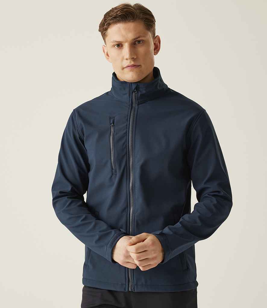 Regatta Ablaze Three Layer Soft Shell Jacket | Navy/Navy