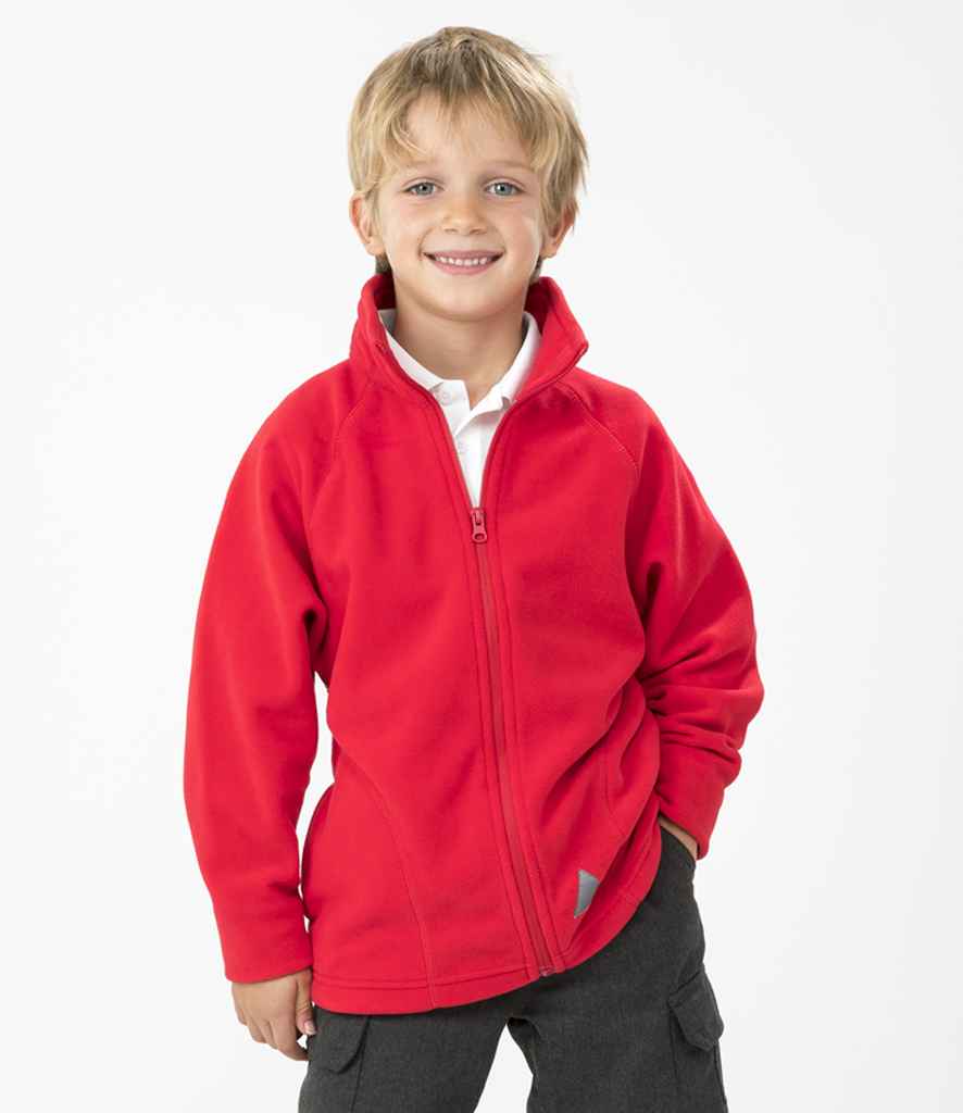 Result Core Kids/Youths Micro Fleece Jacket | Red