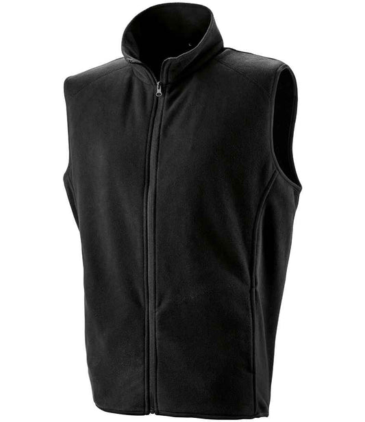 Result Core Micro Fleece Gilet | Black