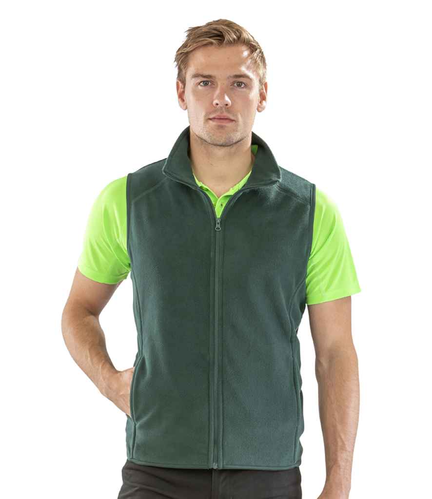 Result Core Micro Fleece Gilet | Forest Green