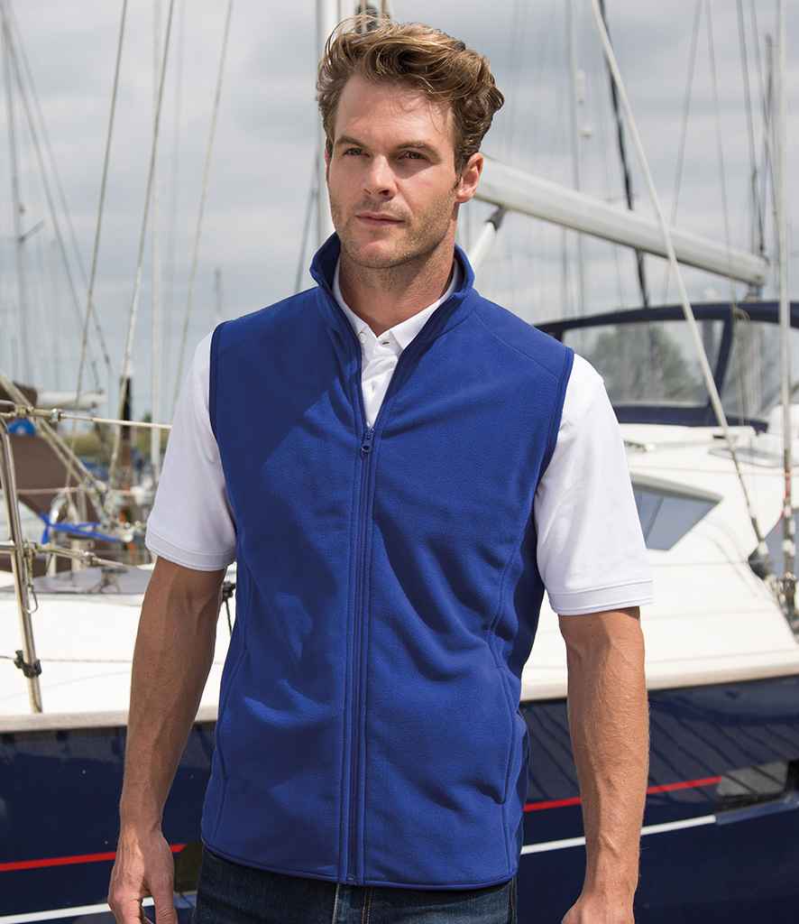 Result Core Micro Fleece Gilet | Royal Blue