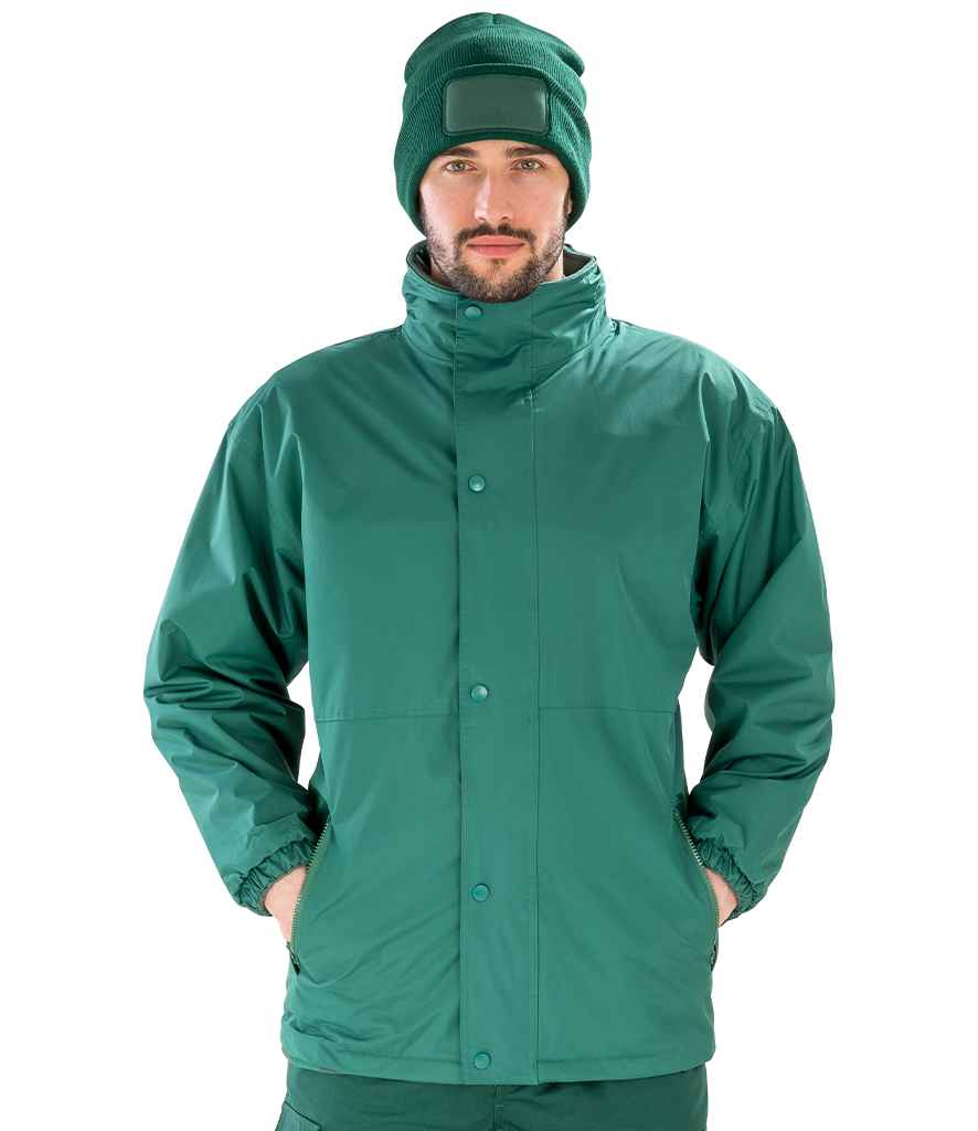 Result Recycled StormDri 6000 Jacket | Bottle Green/Bottle Green