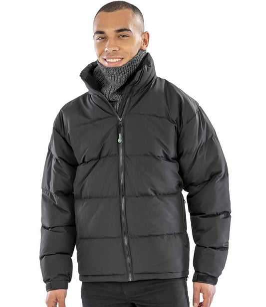 Result Recycled Holkham Down Feel Jacket | Black