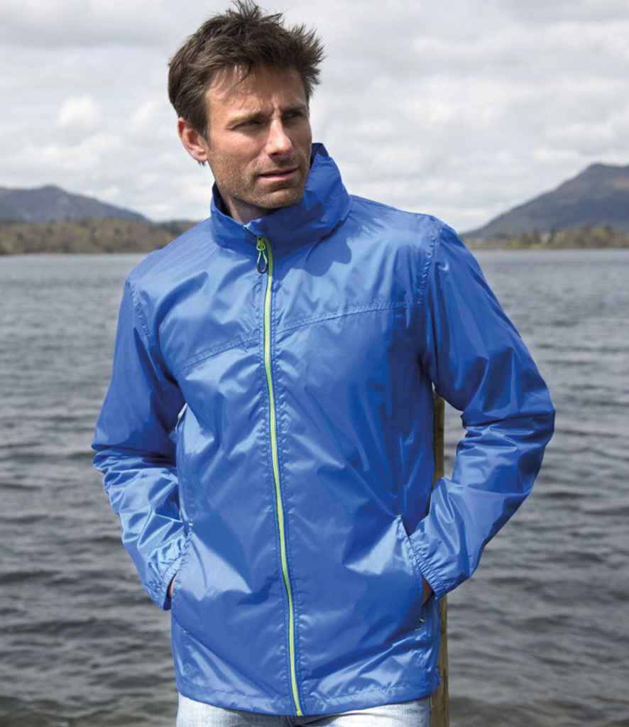 Result Urban HDi Quest Stowable Jacket | Royal Blue/Lime Green