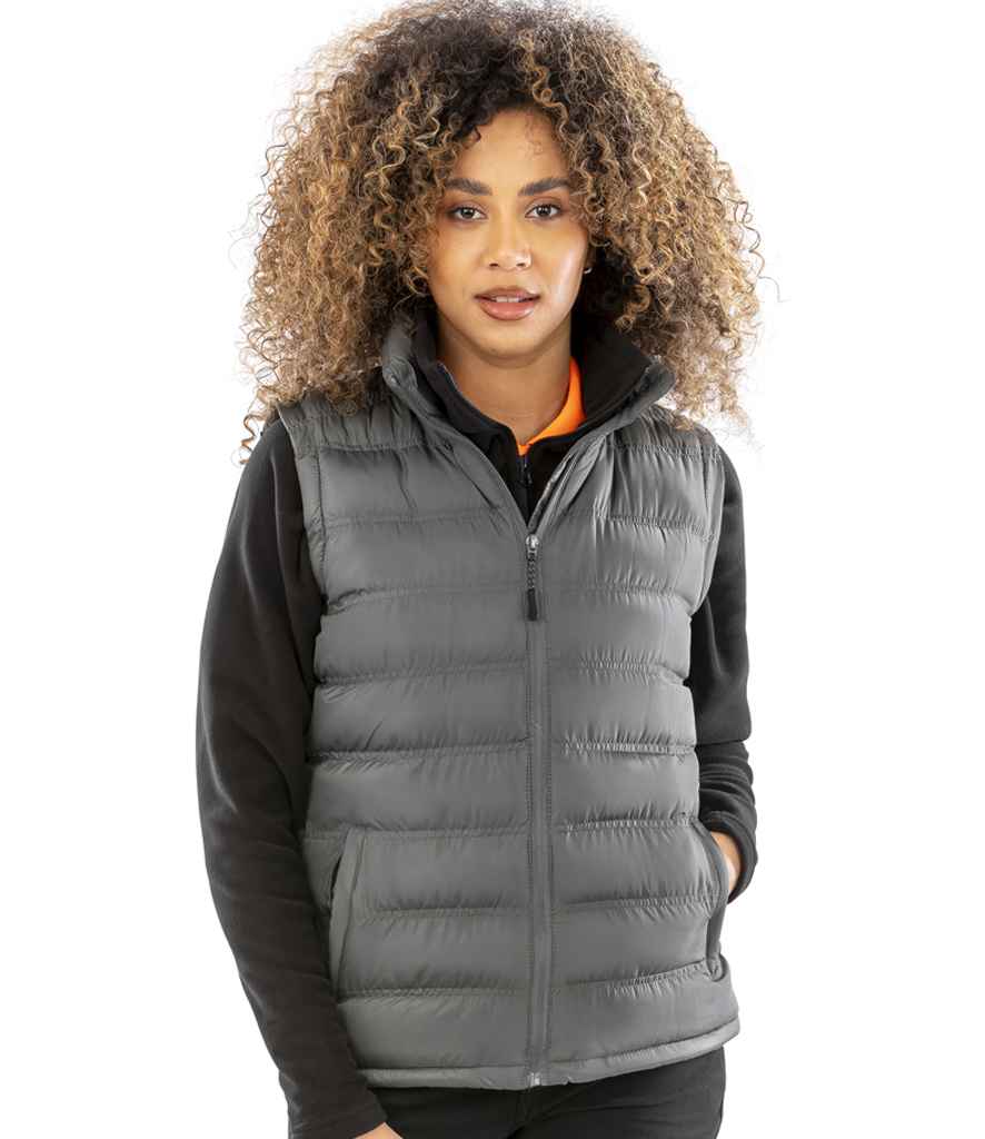 Result Urban Ladies Ice Bird Padded Gilet | Frost Grey