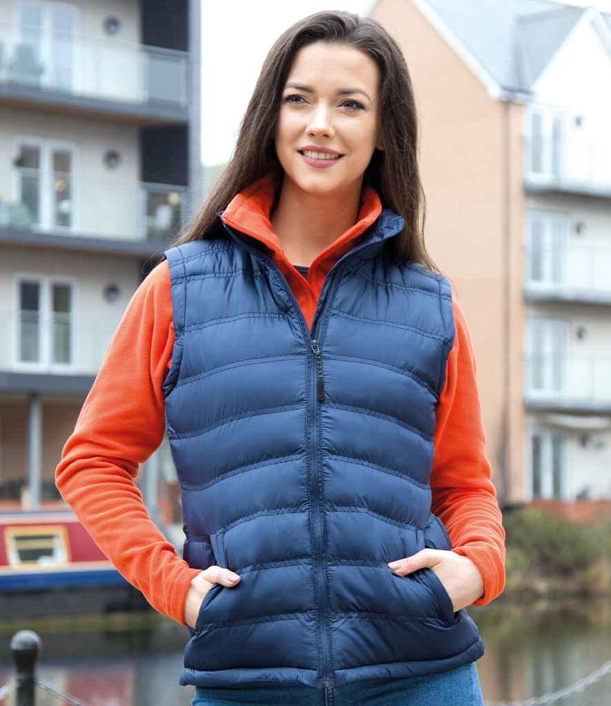 Result Urban Ladies Ice Bird Padded Gilet | Navy