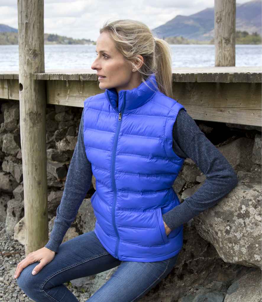 Result Urban Ladies Ice Bird Padded Gilet | Royal Blue